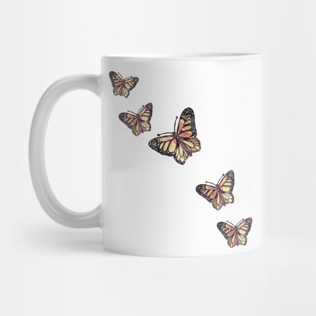 Vintage Monarch Butterflies by bubbsnugg